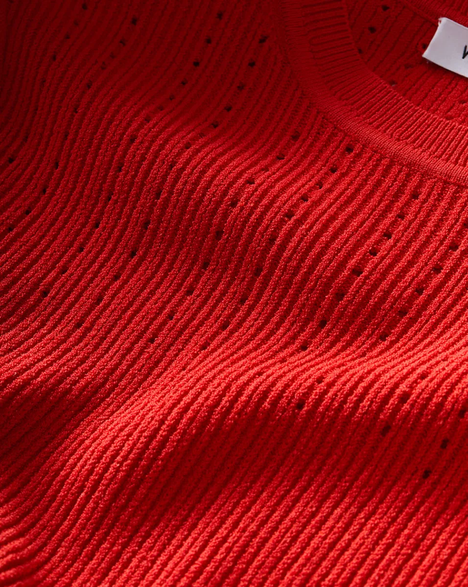 Nami Long Sleeve Sweater Dress in Red>Veronica Beard Best