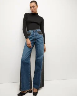 Nate Top With Buttons in>Veronica Beard Outlet