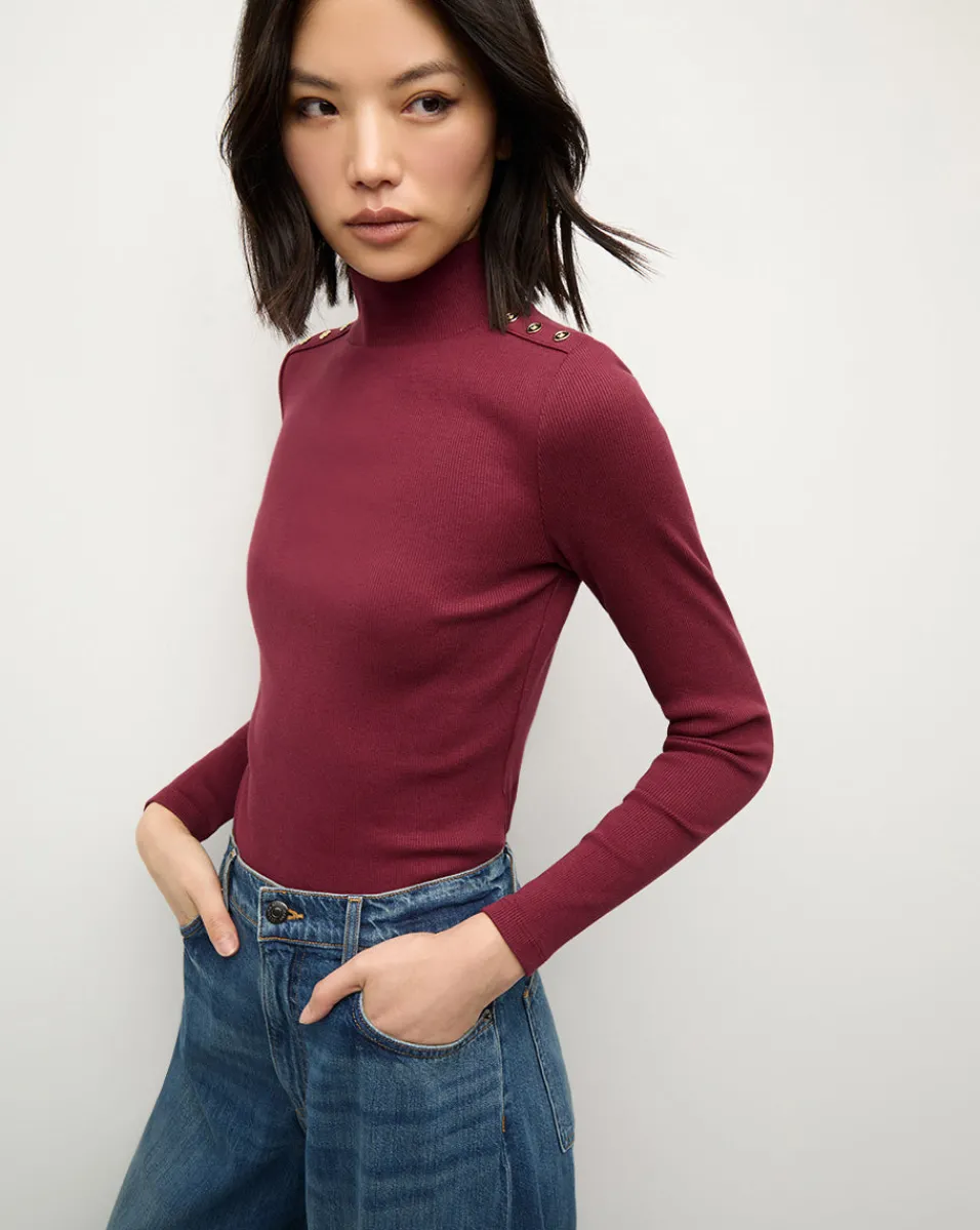 Nate Top With Buttons in>Veronica Beard