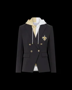 New Orleans Saints Dickey Jacket in Black/Gold><noscript><img width=