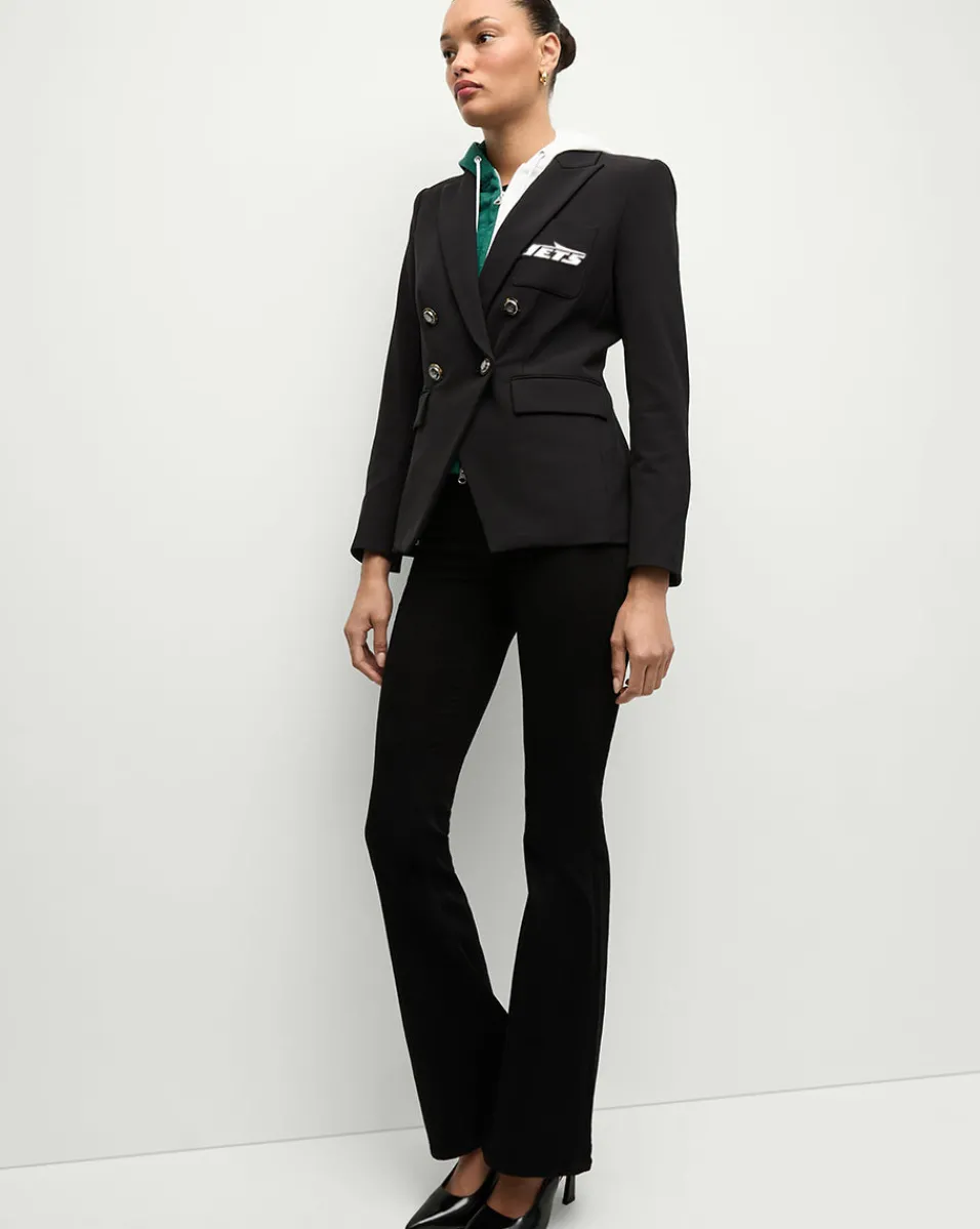 New York Jets Dickey Jacket in Black/Silver>Veronica Beard New