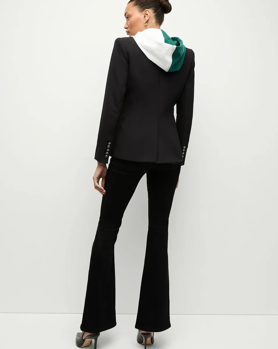 New York Jets Dickey Jacket in Black/Silver>Veronica Beard New