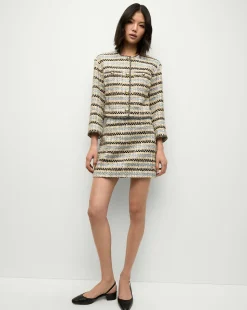 Ohemia Metallic Tweed Skirt in>Veronica Beard Sale