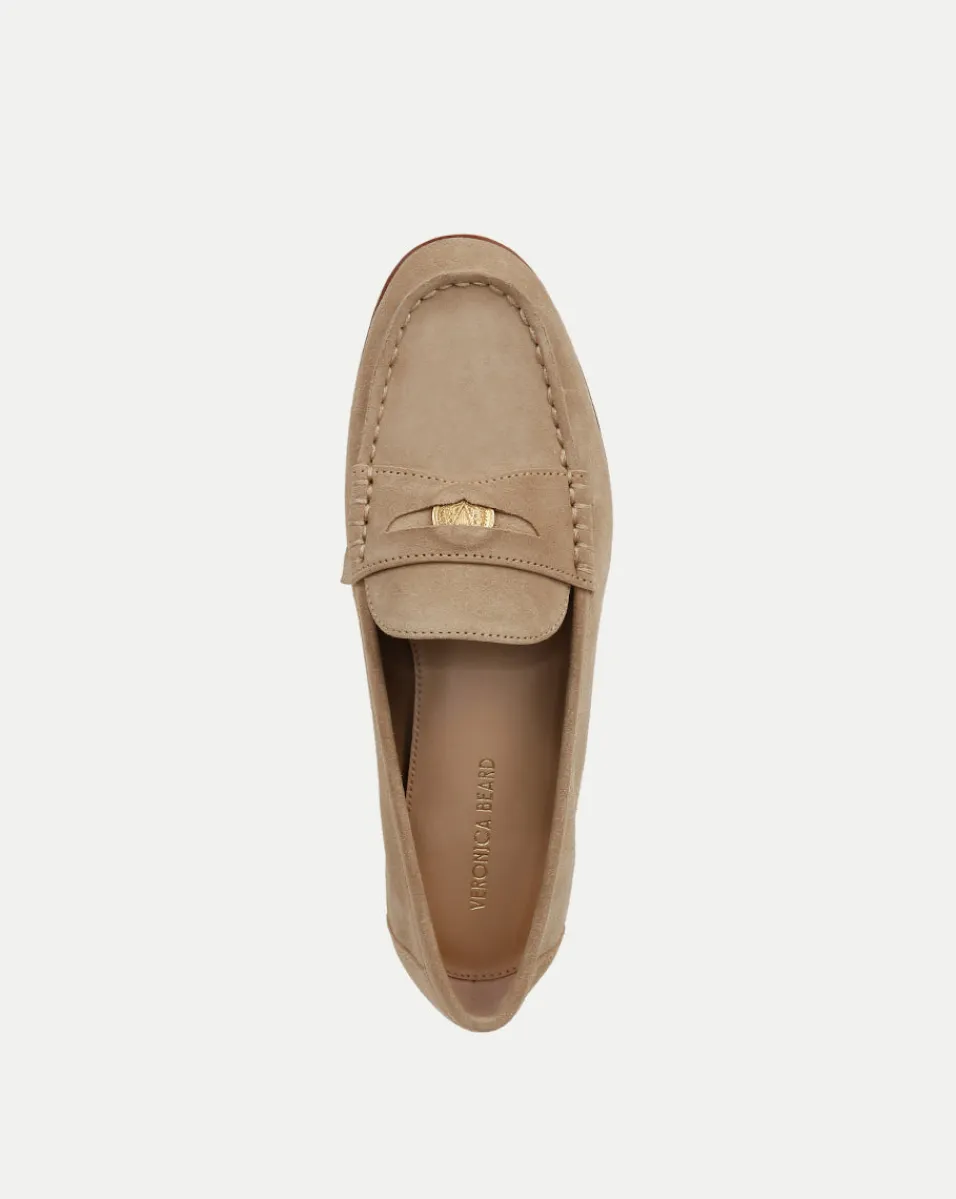 Penny Suede Loafer in>Veronica Beard