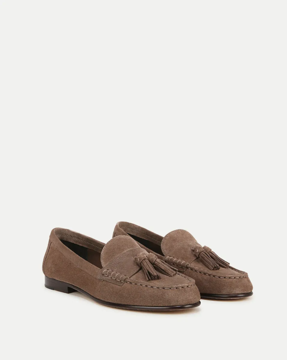 Penny Suede Tassel Loafer in>Veronica Beard Discount