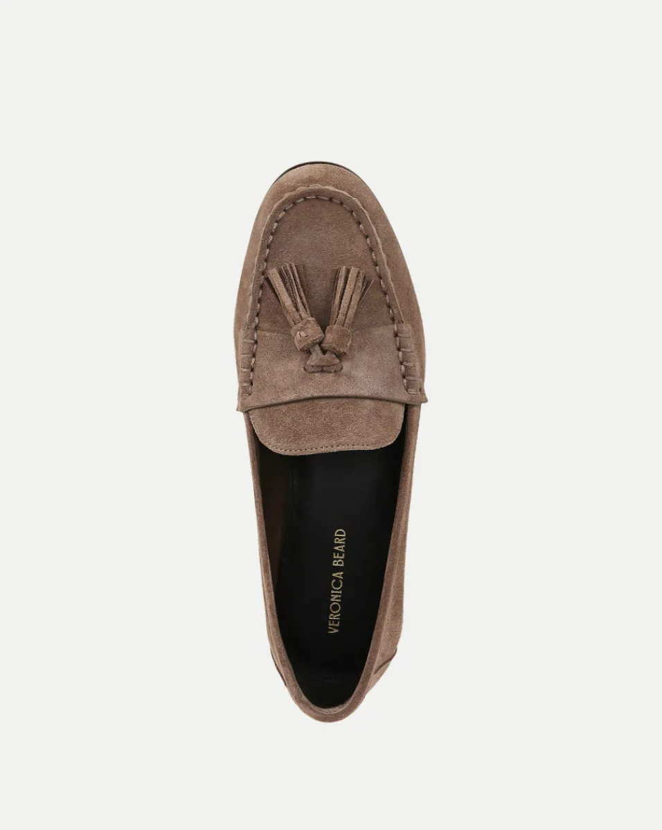 Penny Suede Tassel Loafer in>Veronica Beard Discount