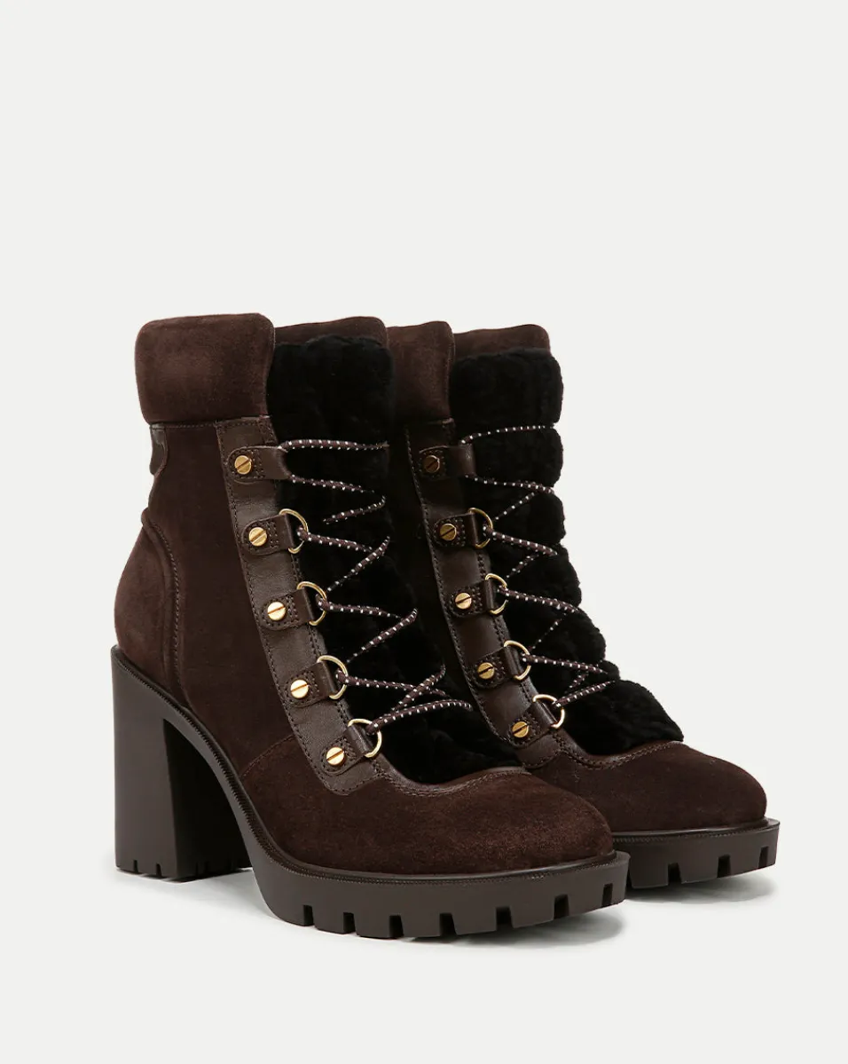 Reece Lug Bootie in>Veronica Beard Hot