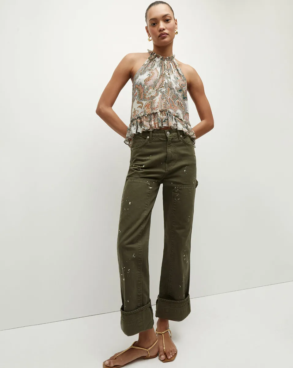 Renee Silk Paisley Halter Top>Veronica Beard Hot