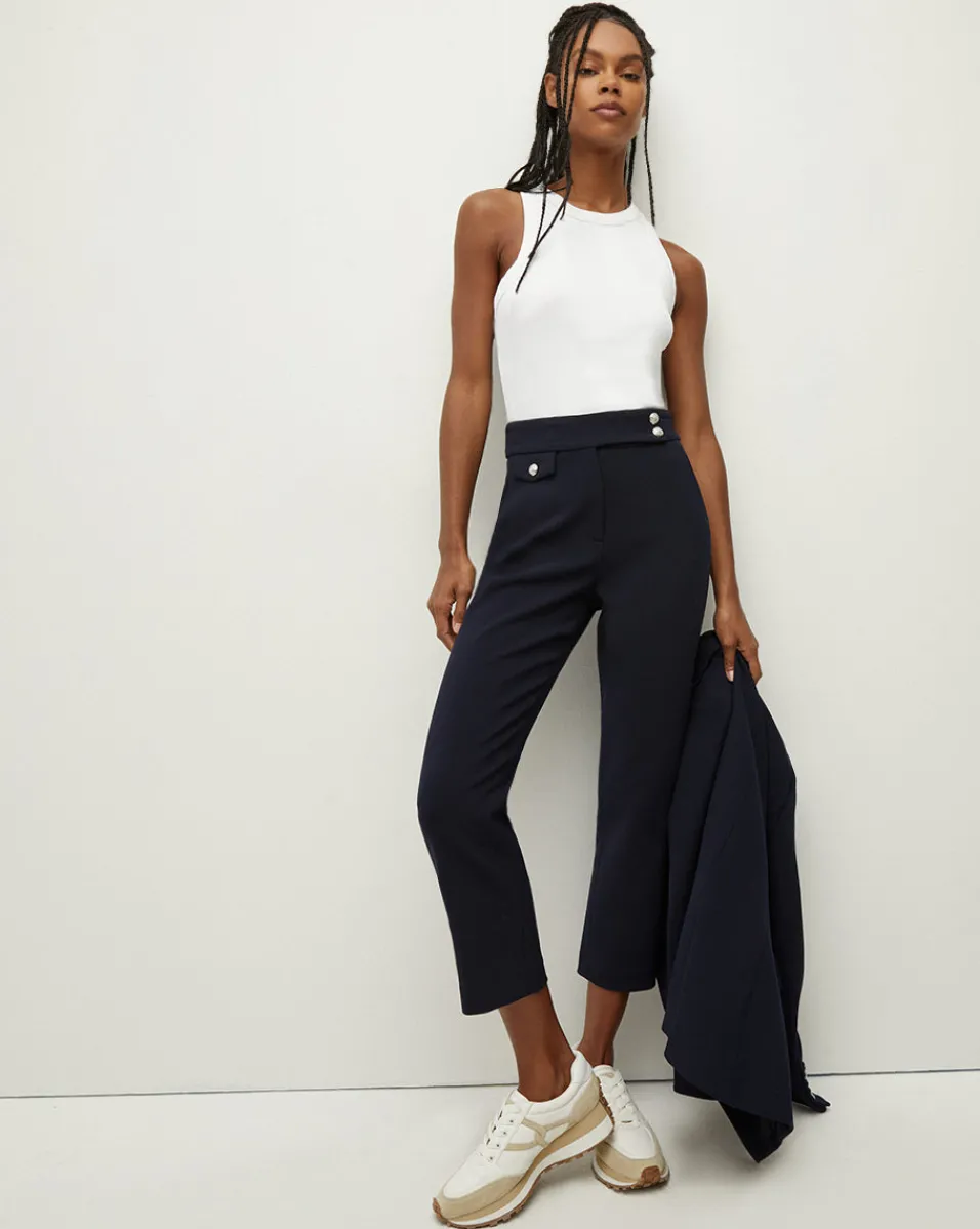 Renzo Slim-Leg Pant>Veronica Beard New