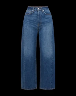 Ryder Saddle Jean in Blue Denim | Barrel Jeans><noscript><img width=
