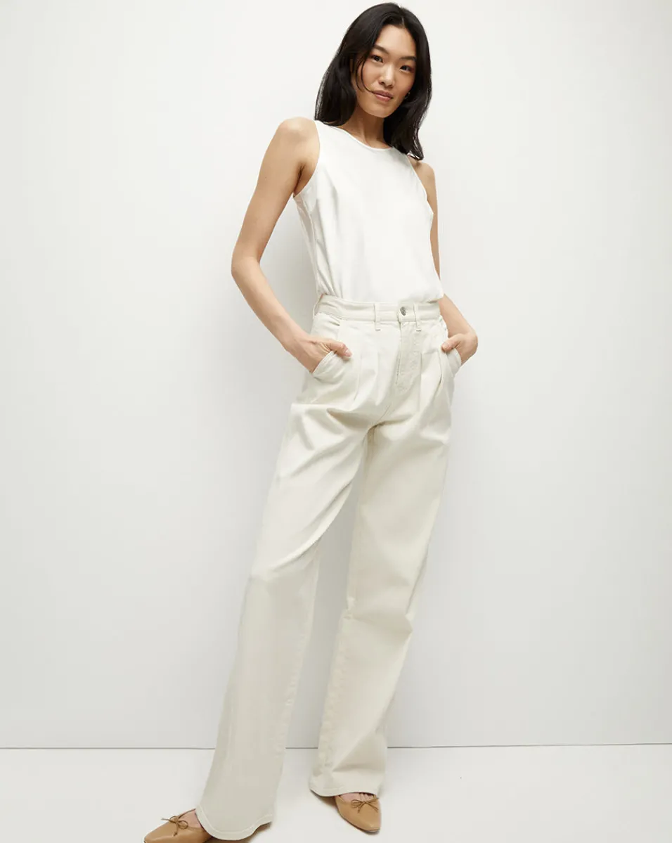 Sabrina Crepe Tank in>Veronica Beard Sale