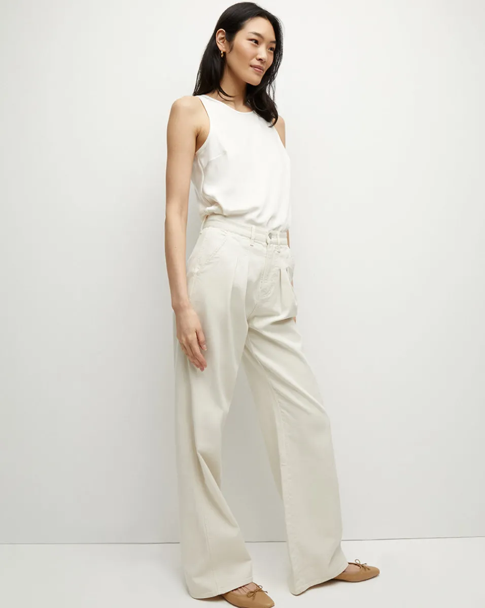 Sabrina Crepe Tank in>Veronica Beard Sale