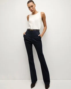 Sabrina Stretch-Silk Tank Top in>Veronica Beard Hot