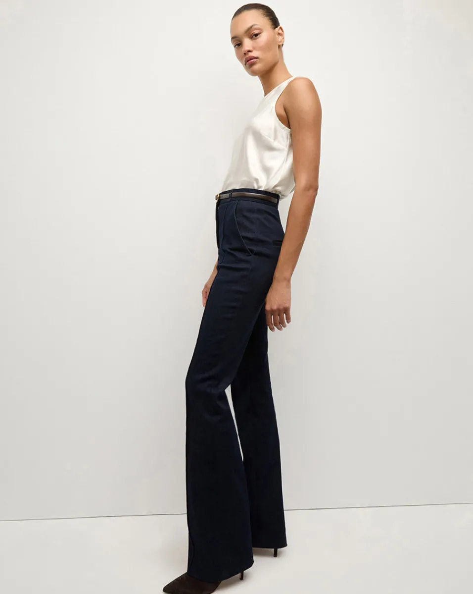 Sabrina Stretch-Silk Tank Top in>Veronica Beard Hot
