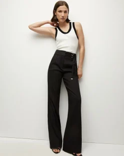 Sandra Ribbed Tank in>Veronica Beard Outlet