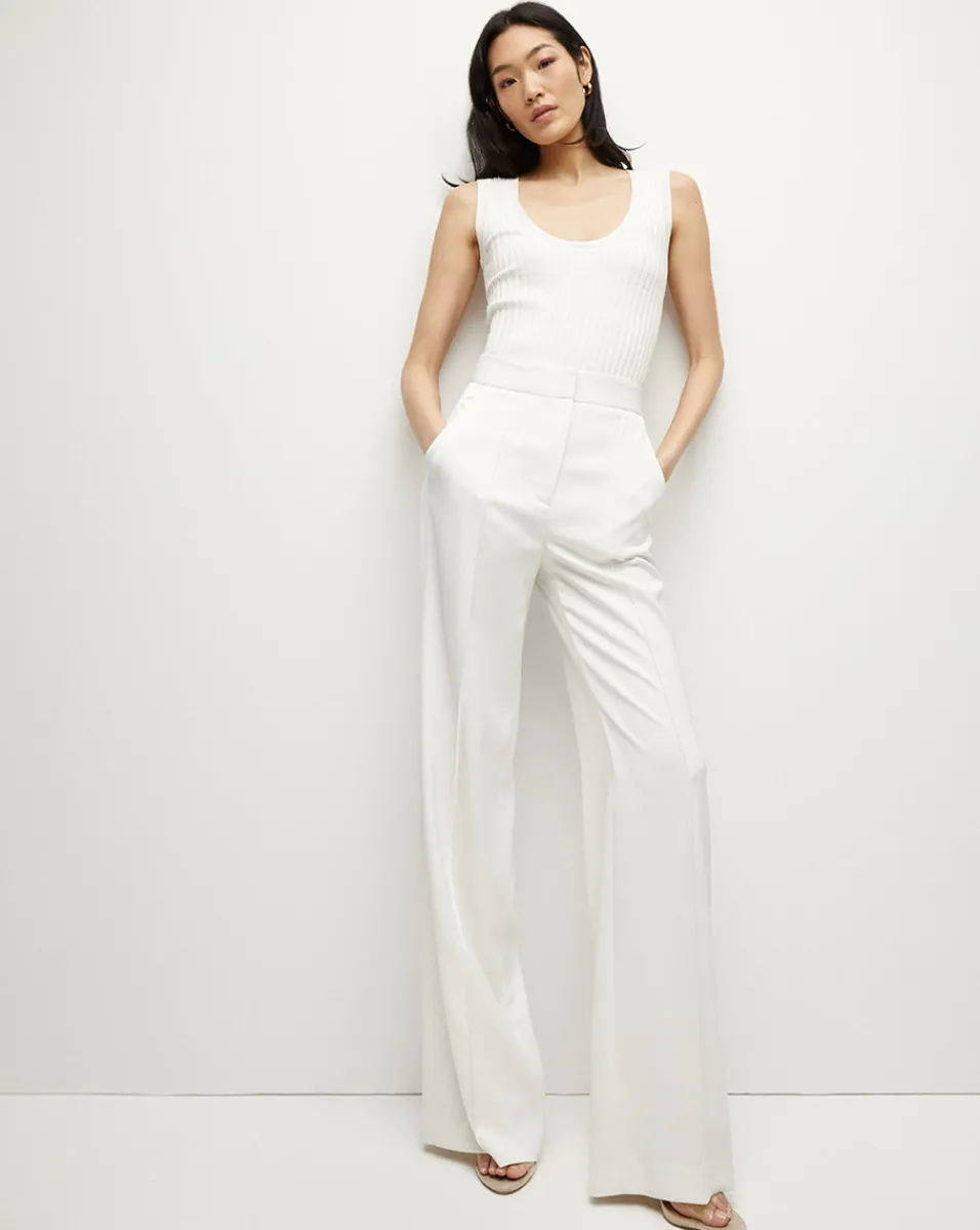 Sandra Ribbed Tank in>Veronica Beard New