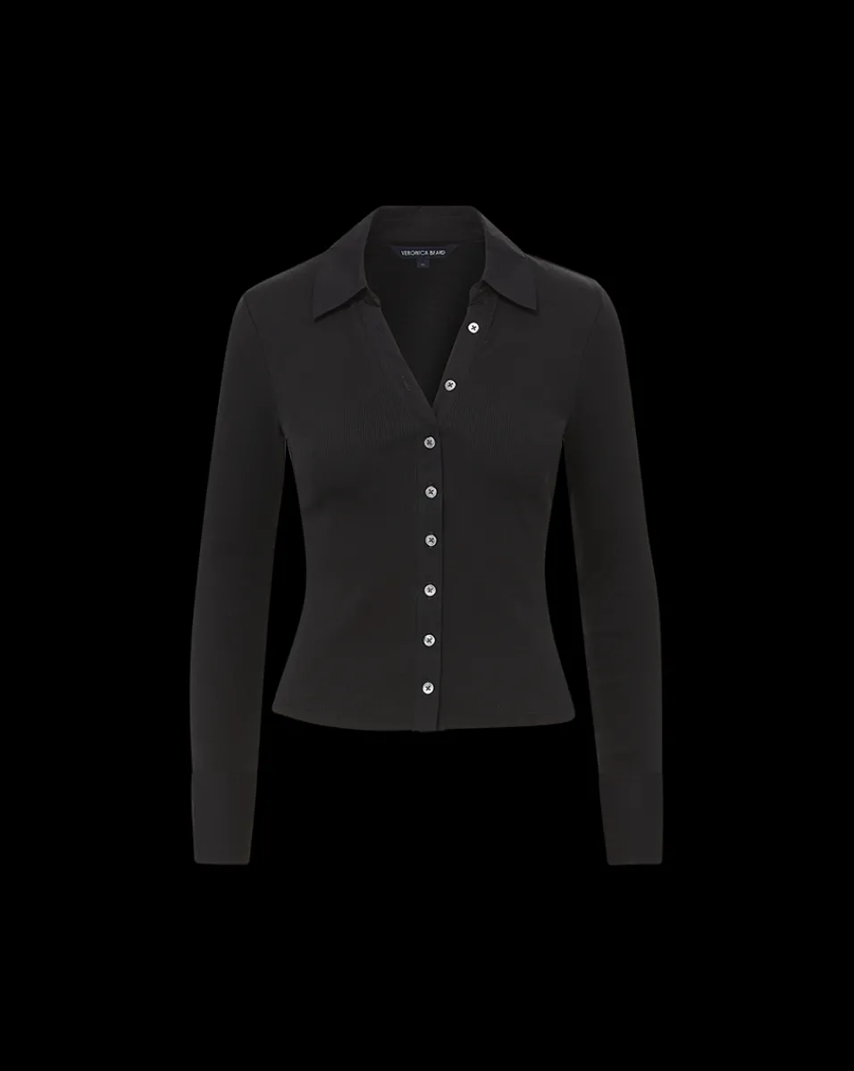 Scottie Button-Down Shirt in>Veronica Beard New