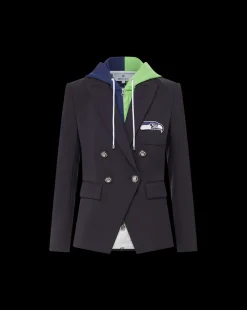 Seattle Seahawks Dickey Jacket in Navy/Silver><noscript><img width=