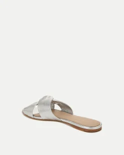 Seraphina Metallic Leather Twist Sandal in><noscript><img width=