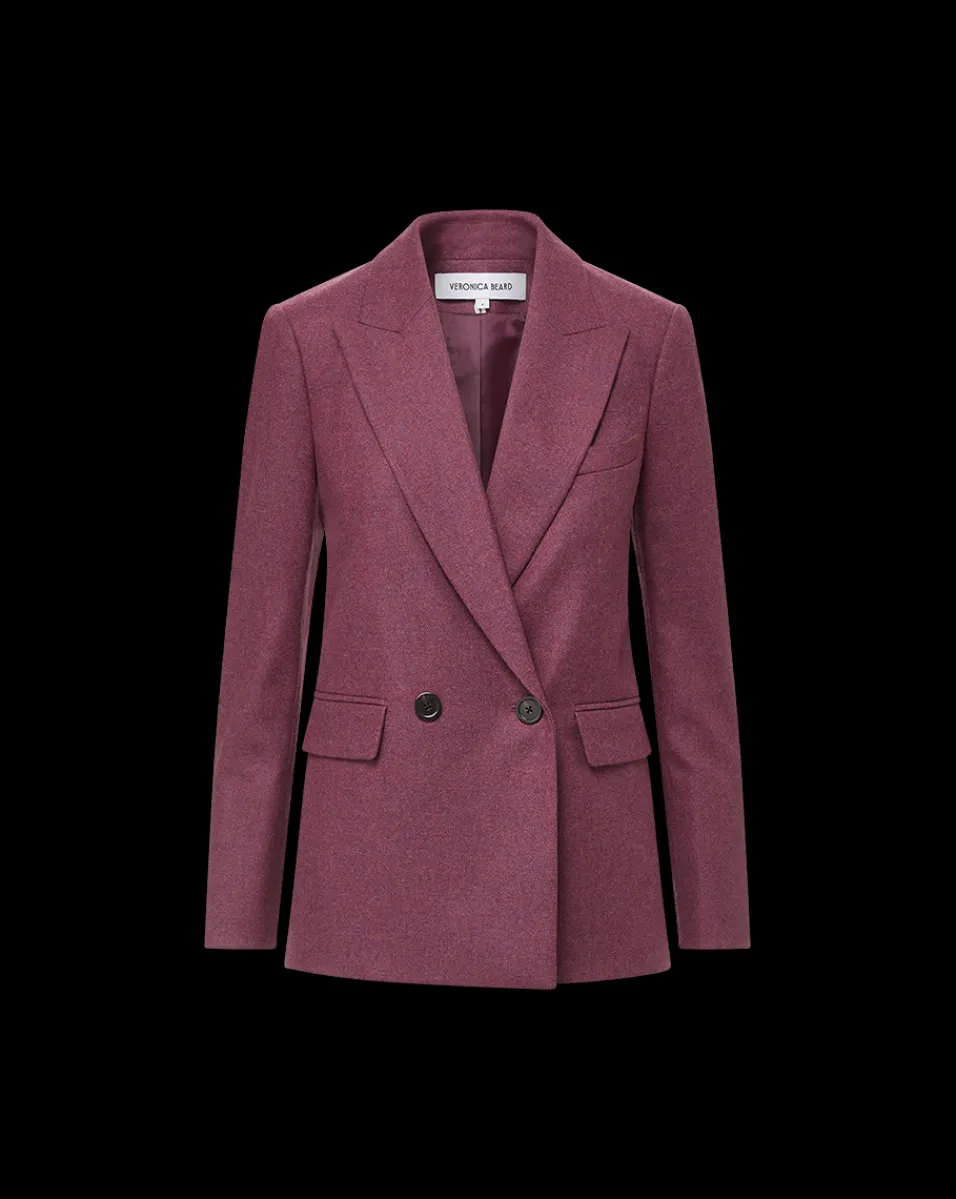 Sevyn Dickey Jacket in Mauve>Veronica Beard Outlet