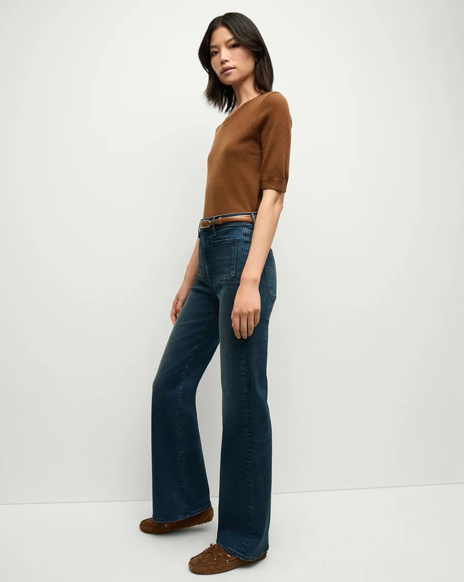 Shana Cashmere Sweater in Brown>Veronica Beard Outlet