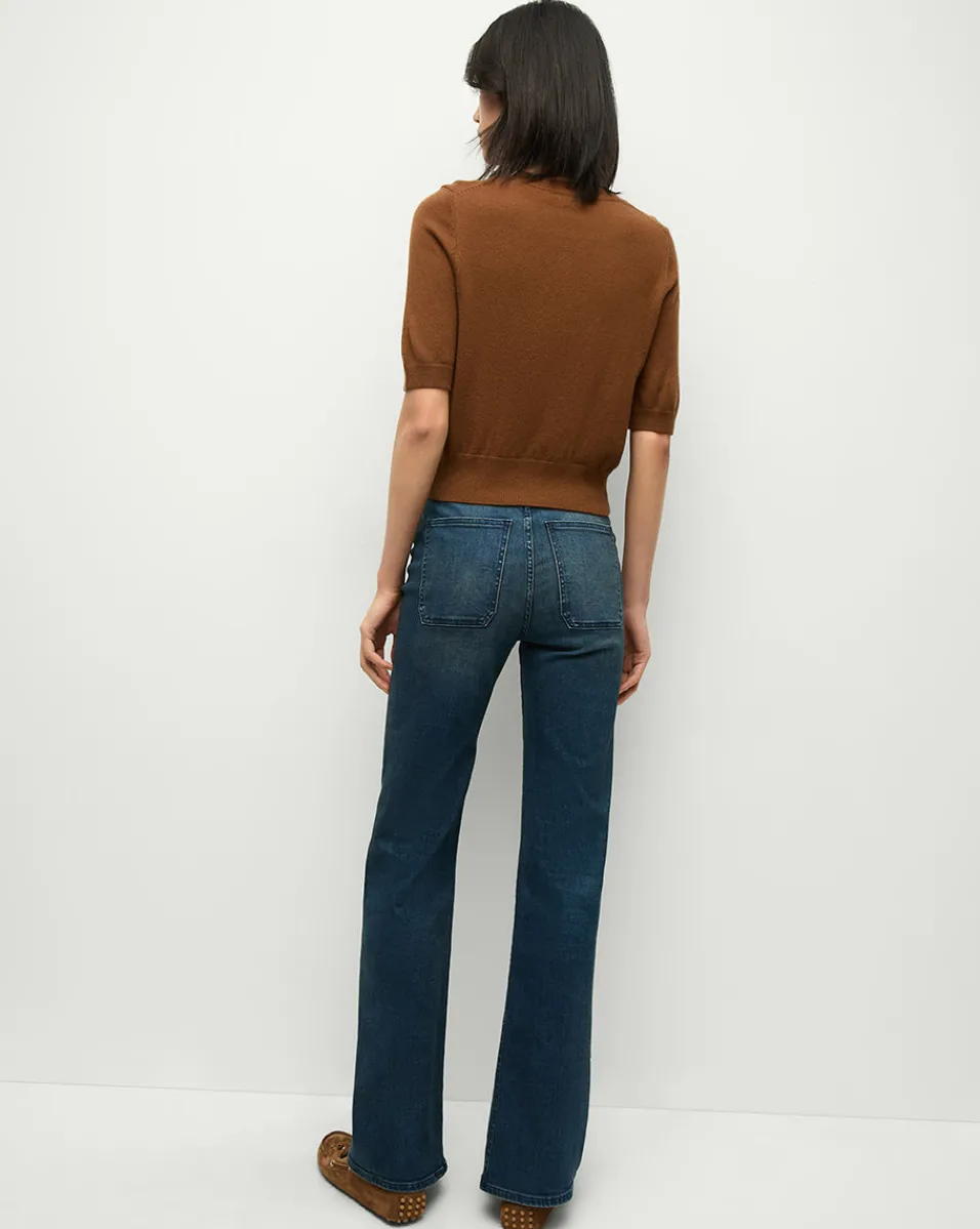 Shana Cashmere Sweater in Brown>Veronica Beard Outlet