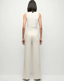Sid Sleeveless Crew-Neck Pullover in White><noscript><img width=
