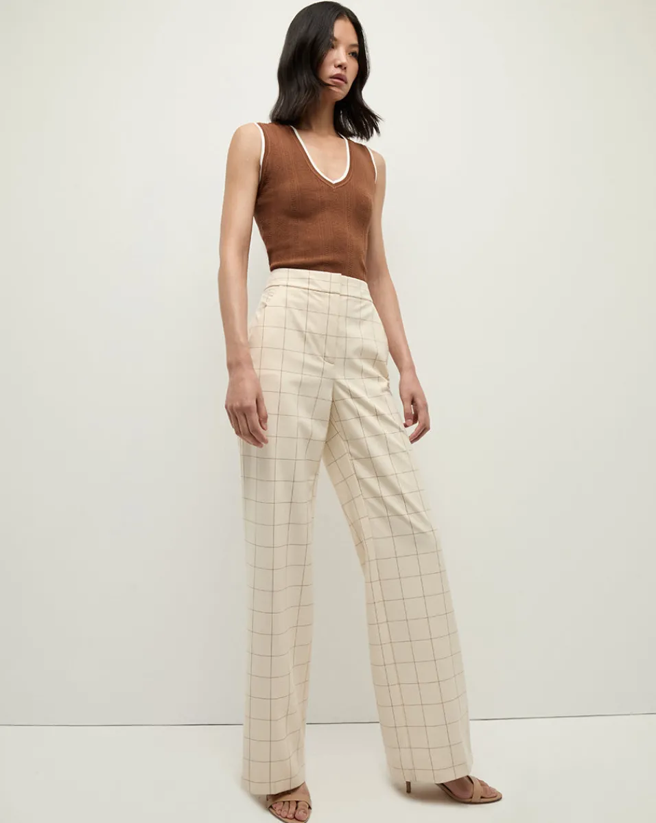 Sid Sleeveless Pullover in Deep Ochre>Veronica Beard New