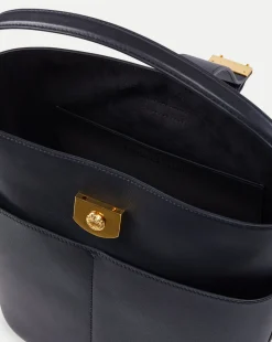 Small Crest Lock Bucket Bag in><noscript><img width=