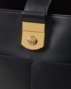 Small Crest Lock Bucket Bag in><noscript><img width=