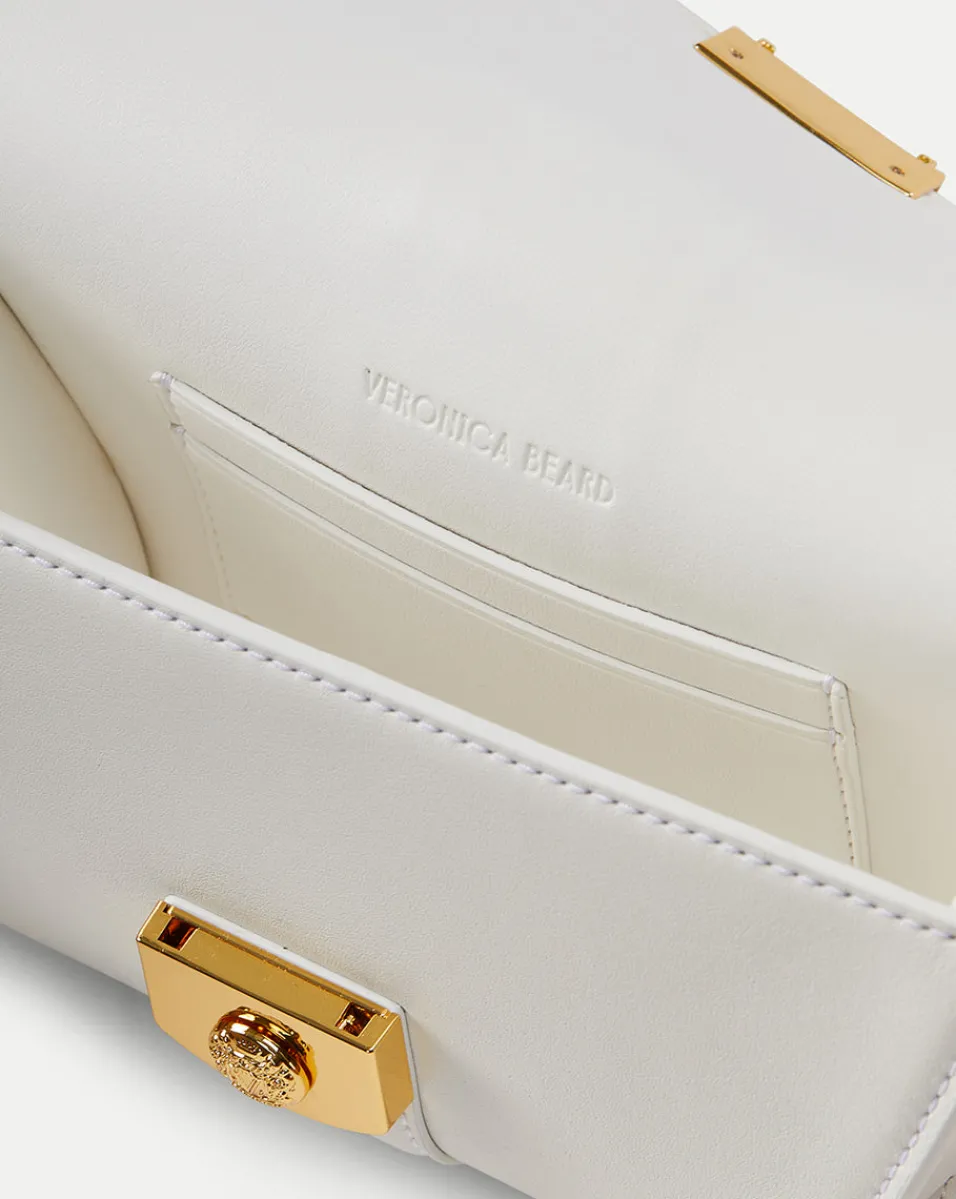 Small Crest Lock Trap Bag in>Veronica Beard Outlet