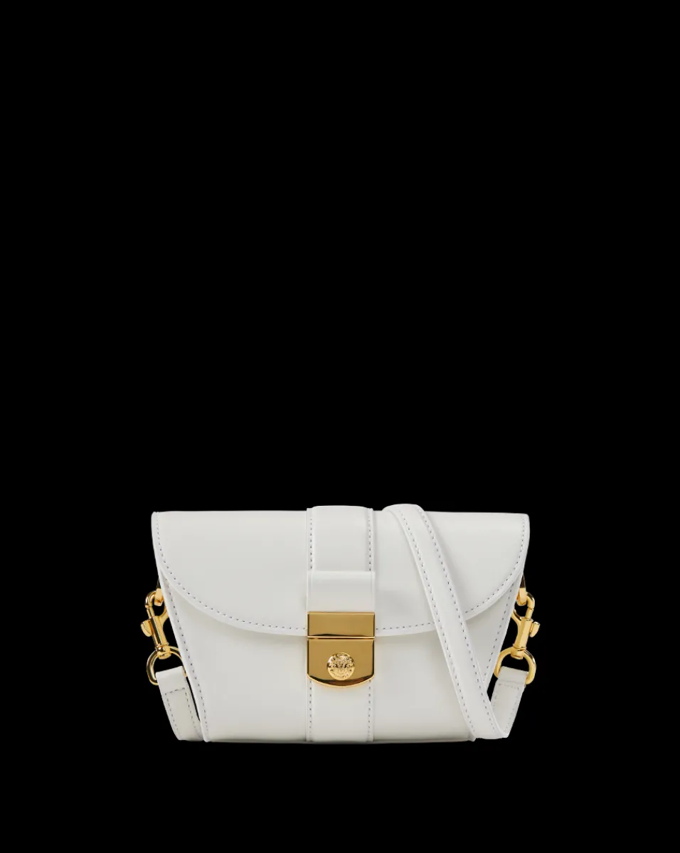 Small Crest Lock Trap Bag in>Veronica Beard Outlet