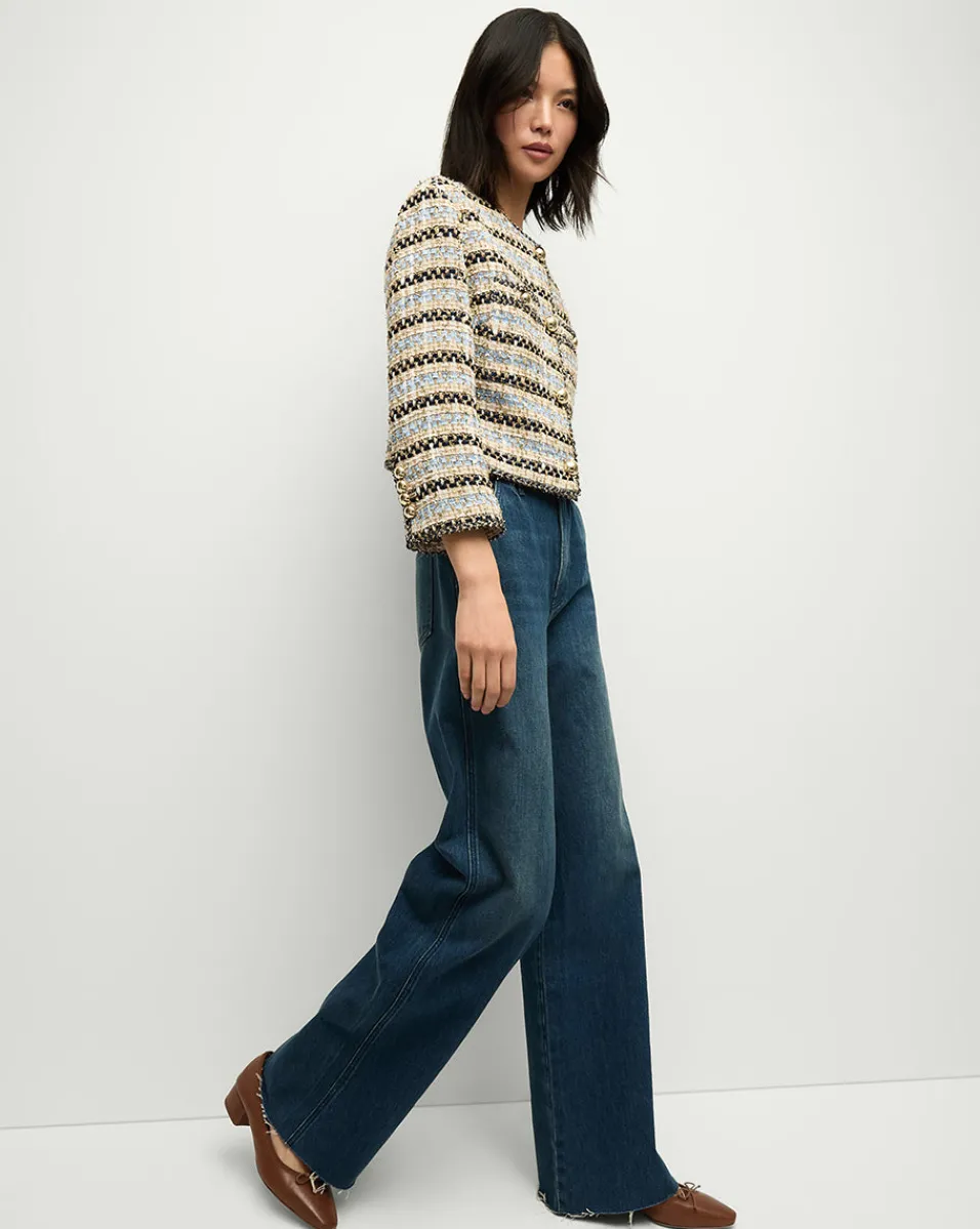 Sumira Metallic Tweed Jacket in>Veronica Beard Discount