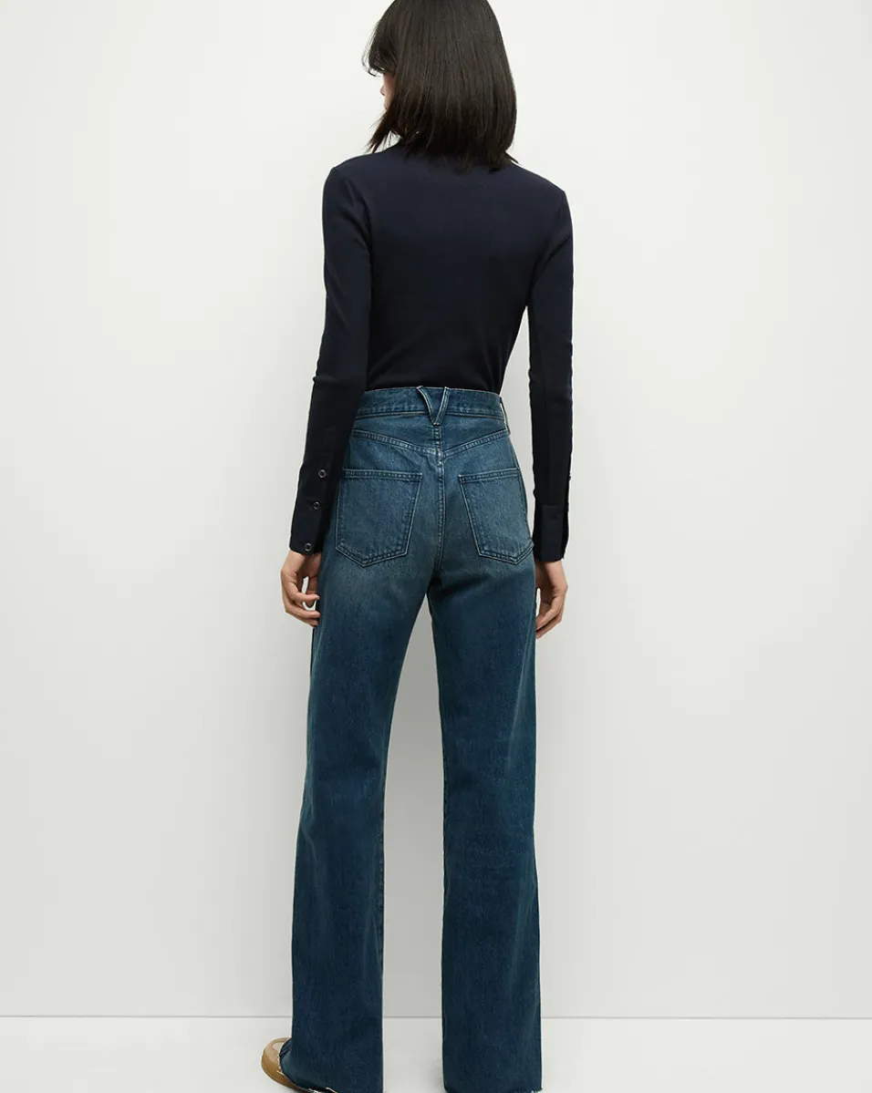 Taylor Slant-Pocket Wide-Leg Jean in Northern Lights>Veronica Beard Outlet