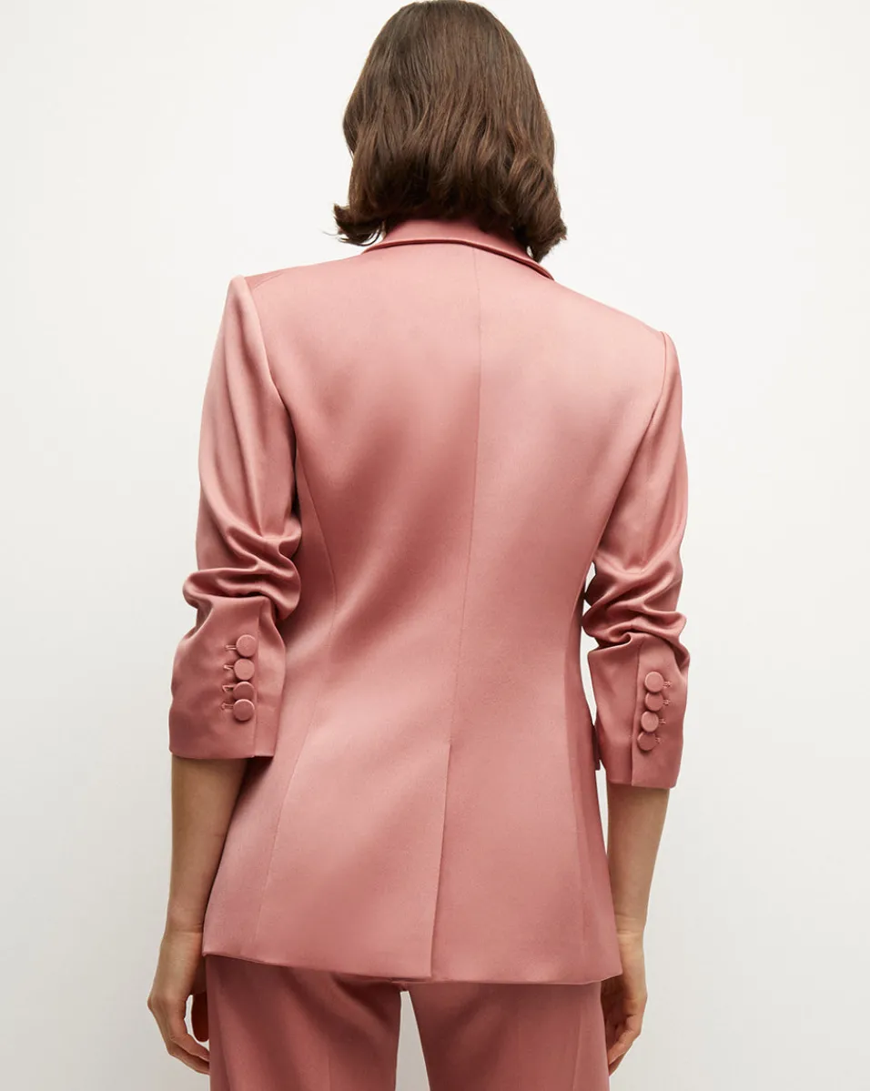Tomi Satin Dickey Jacket in>Veronica Beard Outlet
