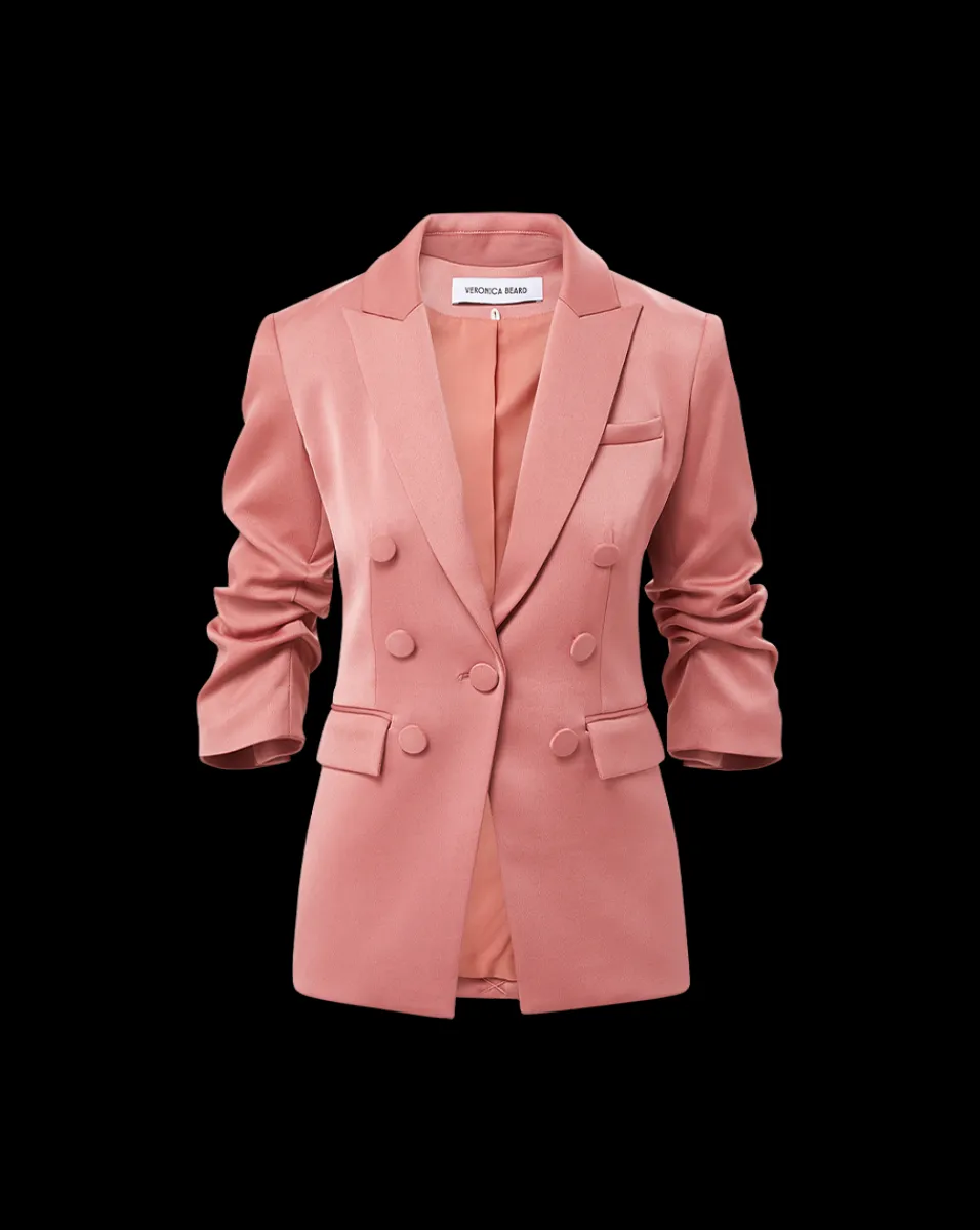 Tomi Satin Dickey Jacket in>Veronica Beard Outlet