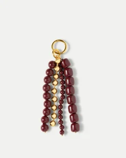Triple Chain Bag Charm in>Veronica Beard Hot