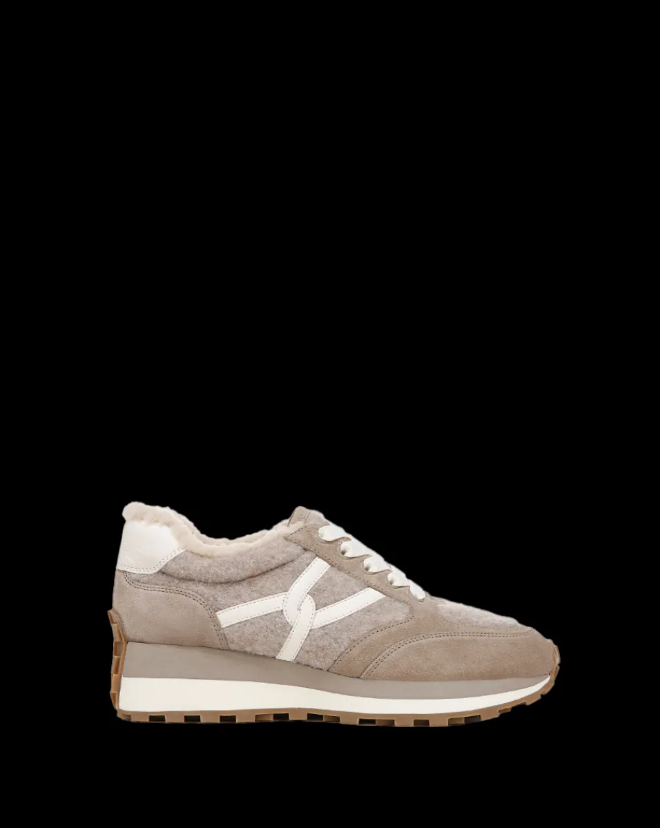 Valentina Shearling Sneaker in>Veronica Beard New
