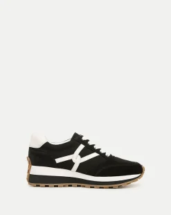 Valentina Sneaker in Black & White>Veronica Beard Outlet