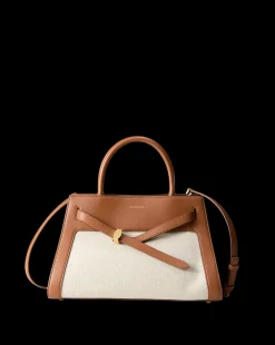 Canvas Dash Bag in Linen & Tan><noscript><img width=