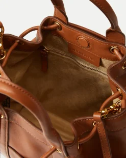 Goody Bag in Tan Leather><noscript><img width=