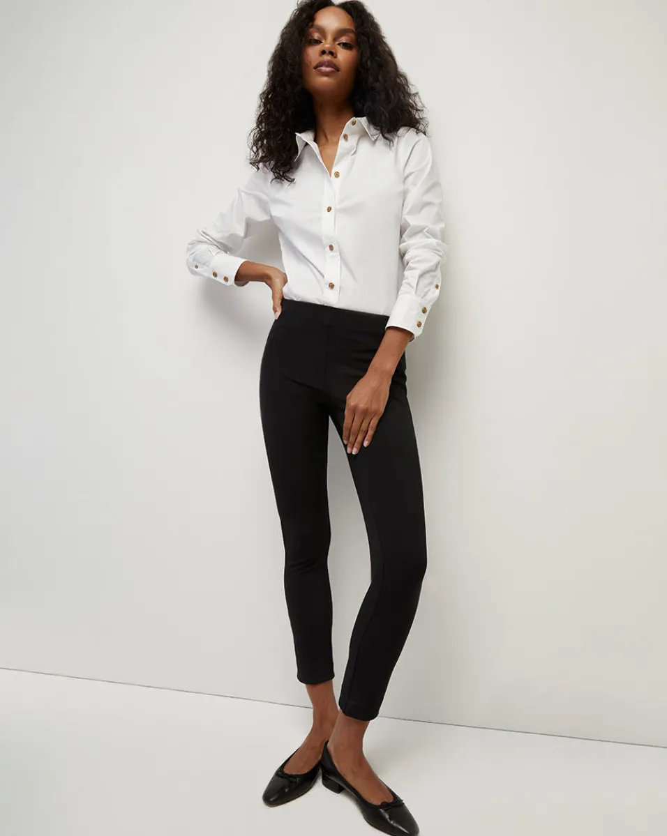 Zip Back Scuba Pant>Veronica Beard Online